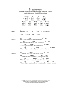 Breakeven von The Script (Download) 