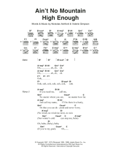 Ain't No Mountain High Enough von Diana Ross (Download) 