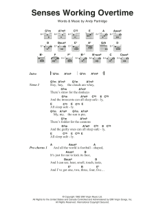 Senses Working Overtime von Andy Partridge (Download) 