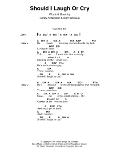 Should I Laugh Or Cry von ABBA (Download) 