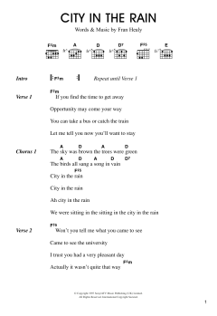City In The Rain von Travis (Download) 