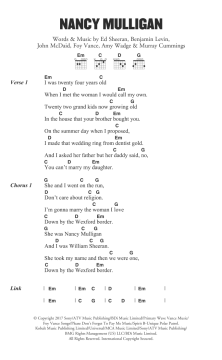 Nancy Mulligan von Ed Sheeran (Download) 