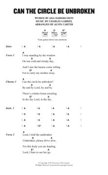 Can The Circle Be Unbroken von The Carter Family (Download) 