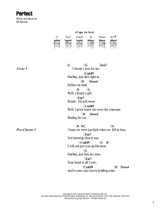 Perfect von Ed Sheeran (Download) 