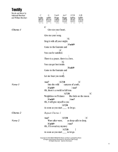 Testify von NEEDTOBREATHE (Download) 