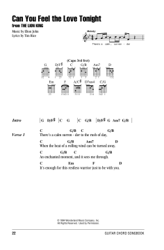 Can You Feel The Love Tonight von Elton John (Download) 