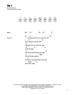 the 1 von Taylor Swift (Download) 