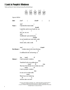 I Look in People's Windows von Taylor Swift (Download) 