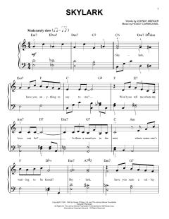 Skylark von Johnny Mercer (Download) 