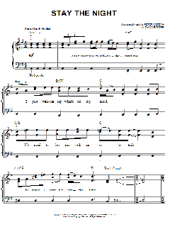 Stay The Night von Chicago (Download) 