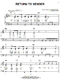 Return To Sender von Elvis Presley (Download) 