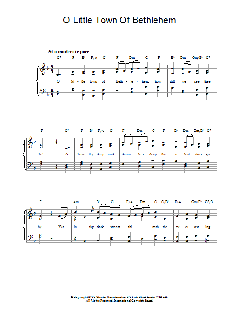 O Little Town Of Bethlehem von Phillips Brooks (Download) 