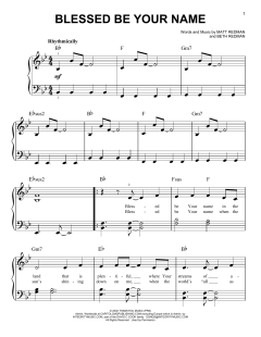 Blessed Be Your Name von Matt Redman (Download) 