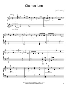 Clair de Lune von Claude Debussy (Download) 