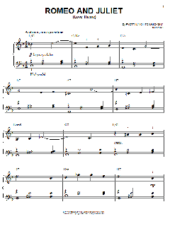 Romeo And Juliet (Love Theme) von Pyotr Il'yich Tchaikovsky (Download) 