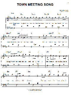 Town Meeting Song von Danny Elfman (Download) 