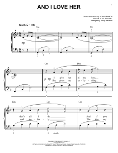 And I Love Her von The Beatles (Download) 