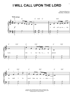 I Will Call Upon The Lord von Michael O'Shields (Download) 