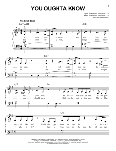 You Oughta Know von Alanis Morissette (Download) 