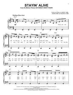 Stayin' Alive von Bee Gees (Download) 