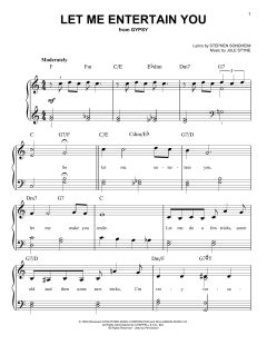 Let Me Entertain You von Stephen Sondheim (Download) 