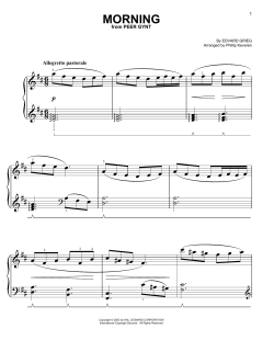 Morning von Edvard Grieg (Download) 