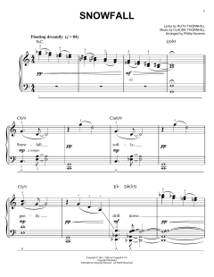 Snowfall [Jazz version] von Tony Bennett (Download) 