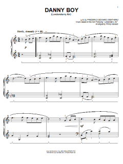 Danny Boy von Frederick Edward Weatherly (Download) 
