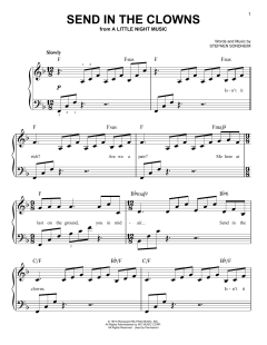 Send In The Clowns von Stephen Sondheim (Download) 