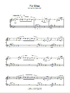 Fur Elise von Ludwig van Beethoven (Download) 