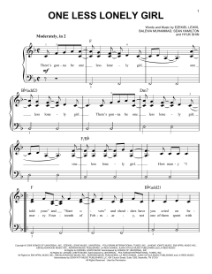 One Less Lonely Girl von Justin Bieber (Download) 