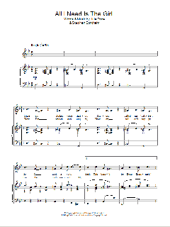 All I Need Is The Girl von Stephen Sondheim (Download) 