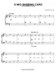 O Mio Babbino Caro von Giacomo Puccini (Download) 