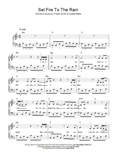 Set Fire To The Rain von Adele (Download) 