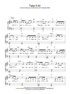 Take It All von Adele (Download) 