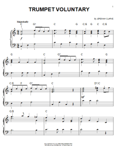 Trumpet Voluntary von Jeremiah Clarke (Download) 