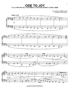 Ode To Joy von Ludwig van Beethoven (Download) 