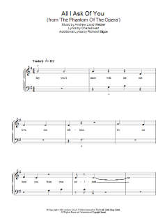 All I Ask Of You von Andrew Lloyd Webber (Download) 