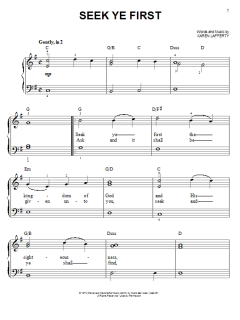 Seek Ye First von Karen Lafferty (Download) 