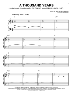 A Thousand Years von Christina Perri (Download) 