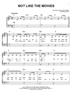 Not Like The Movies von Katy Perry (Download) 