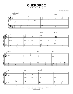 Cherokee (Indian Love Song) von Ray Noble (Download) 