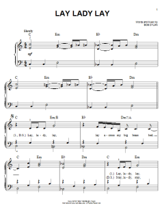 Lay Lady Lay von Bob Dylan (Download) 