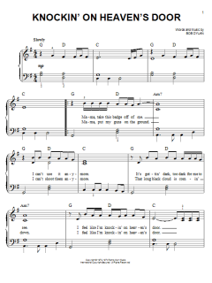 Knockin' On Heaven's Door von Bob Dylan (Download) 
