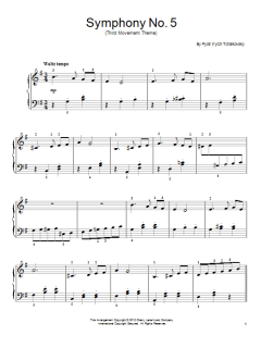 Symphony No. 5 In E Minor, Op. 64, Third Movement von Peter Iljitsch Tschaikowsky (Download) 