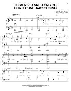 I Never Planned On You/Don't Come A-Knocking von Alan Menken (Download) 