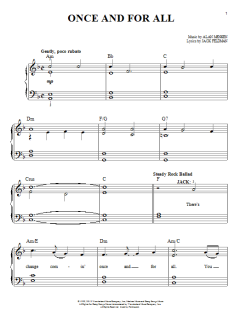 Once And For All von Alan Menken (Download) 
