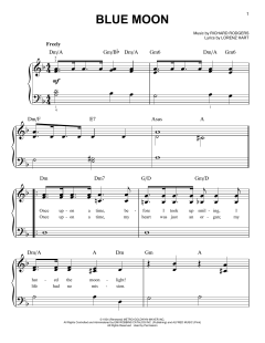 Blue Moon von Lorenz Hart (Download) 