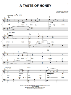 A Taste Of Honey von The Beatles (Download) 
