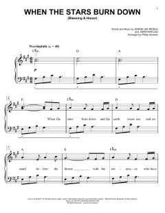 When The Stars Burn Down (Blessing & Honor) von Phillips, Craig & Dean (Download) 
